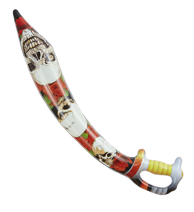 Inflatable Pirate Skull Sword - 75cm