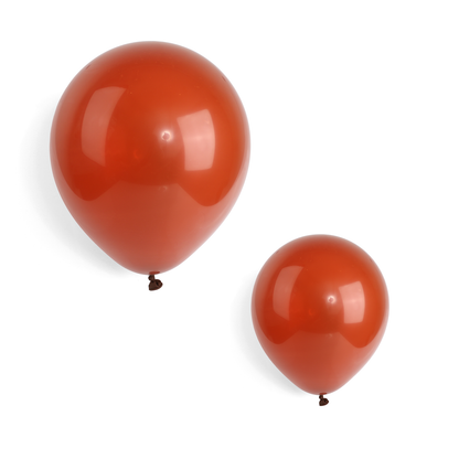 10 Pearlised Brown 12" Latex Balloons – Elegant Shiny Party Decorations Weddings Birthdays