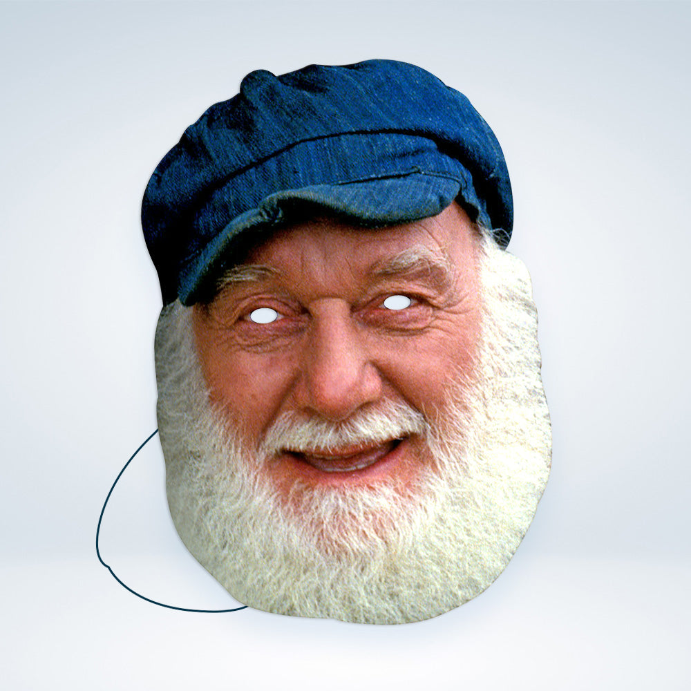 Only Fools and Horses Uncle Albert Party Mask – Full Face Cardboard Mask Eye Cut Outs Fun Fancy Dress Accessory