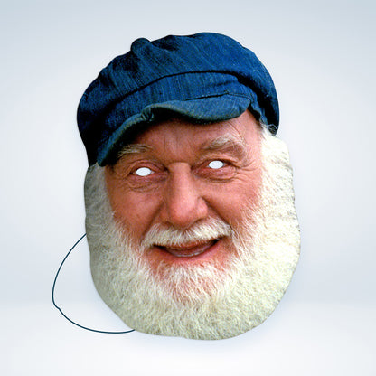 Only Fools and Horses Uncle Albert Party Mask – Full Face Cardboard Mask Eye Cut Outs Fun Fancy Dress Accessory