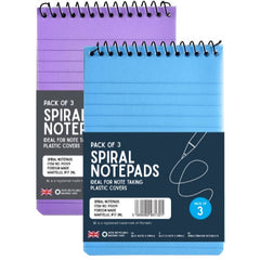 Spiral Notepad - 3 Pack 14.5cm x 10.5cm