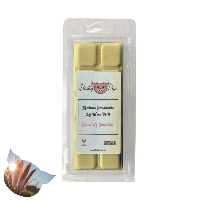 Stinky Pig Highly Scented Soy Wax Melt Clam - 50g Burst Of Sunshine