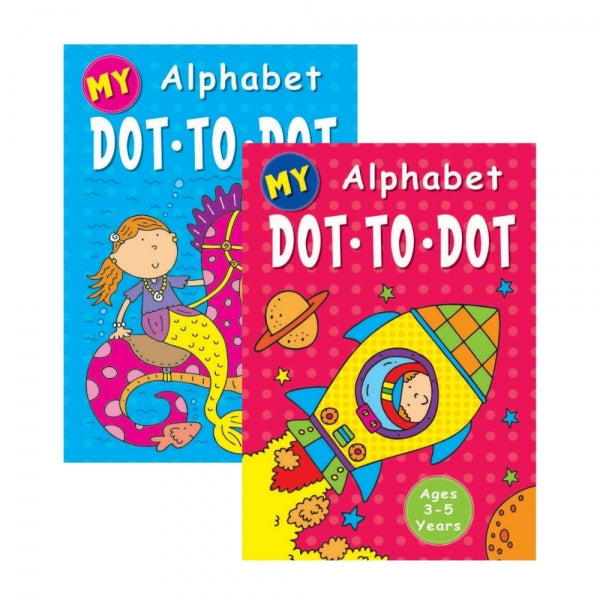 A4 Alphabet ABC Dot-to-Dot Book