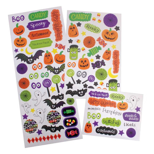 Halloween Sticker Sheet - 100 Stickers