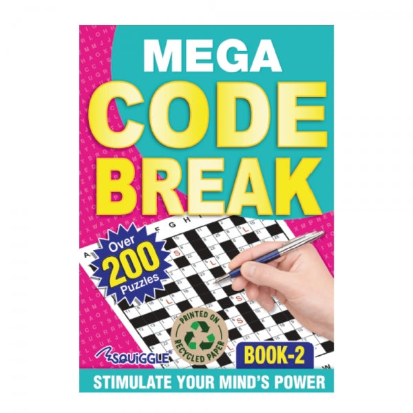 Mega A5 Code Break Puzzle Book