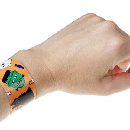 Halloween Slap Bracelets - 6 Pack