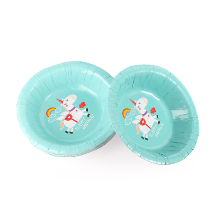 Unicorn Paper Party Bowls - 16 Pack