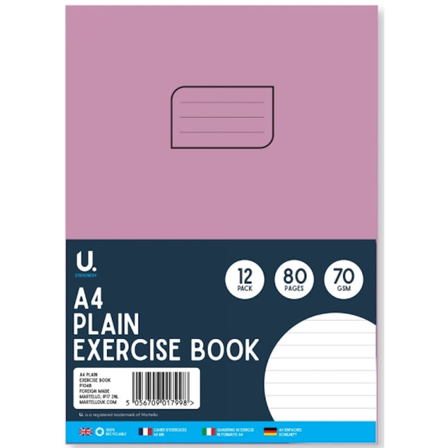 A4 Plain Exercise Book