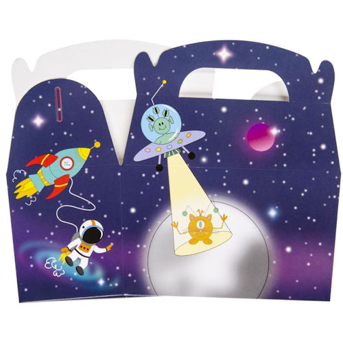 Space Small Treat Boxes - 12 Pack