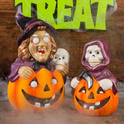 Flashing LED Halloween Pumpkin Pot Pack