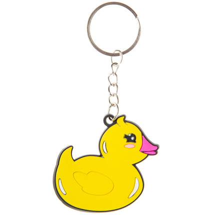 Colourful Duck Keychains - 6 Pack