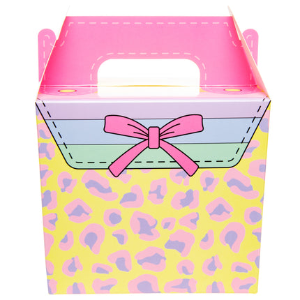 Girls Handbag Party Food Lunch Boxes - 6 Pack