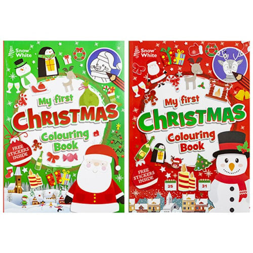 Extra Large Christmas Colouring Book - Assorted