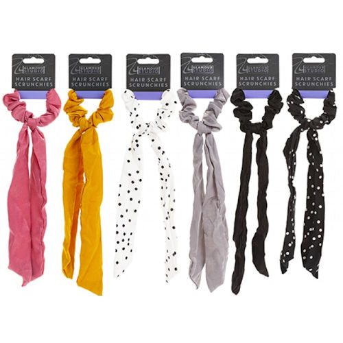 Hair Scarf Scrunchies - Single Assorted