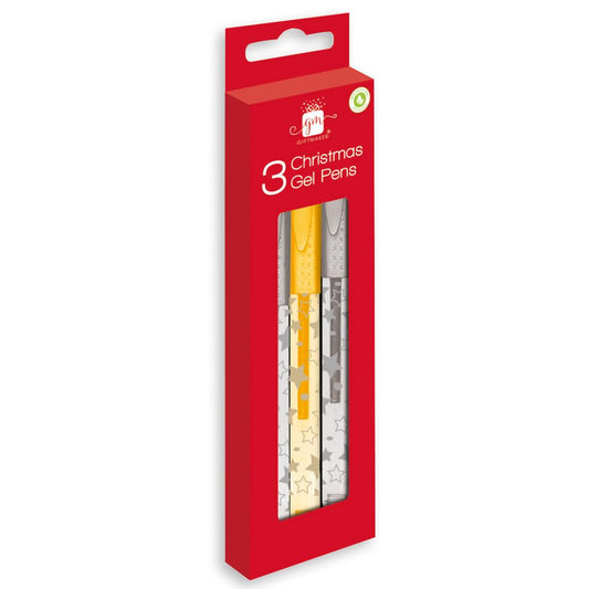 Silver & Gold Gel Pens - 3 Pack