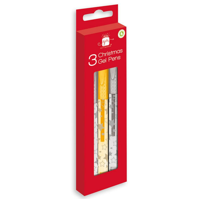 Silver & Gold Gel Pens - 3 Pack