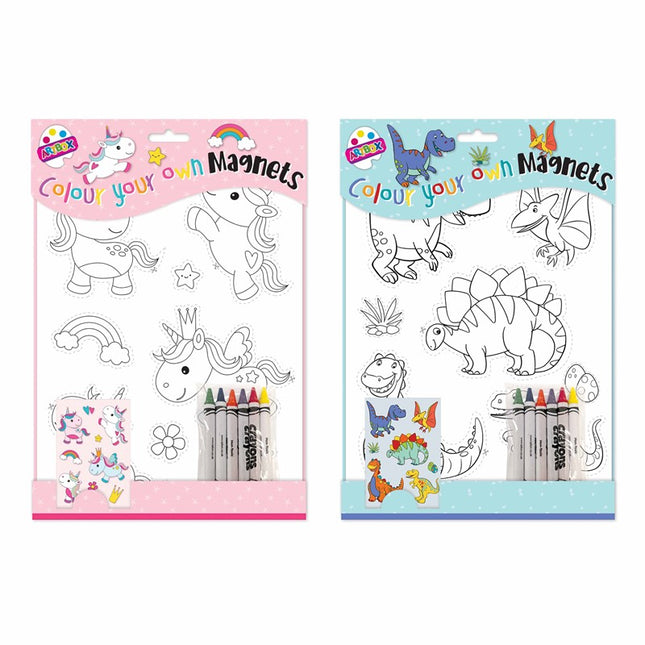 Colour Your Own Magnets - Assorted