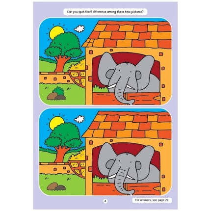 A4 Spot The Difference Activity Book - Assorted