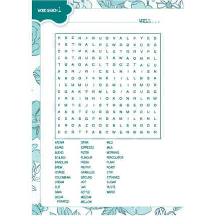 Pocket Sized Floral Word Search Book - Assorted