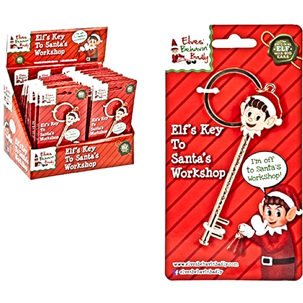 Elf Design Key To Santa's Workshop - Whimsical Christmas Accessory