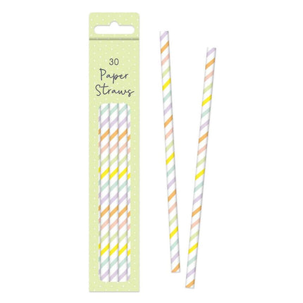 Easter Paper Straws - 30 Pack