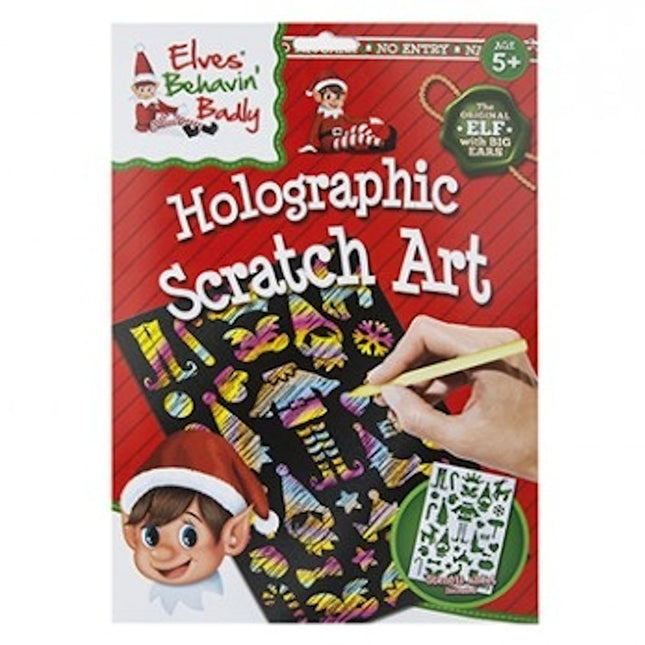 Elf Holographic Scratch Art Set