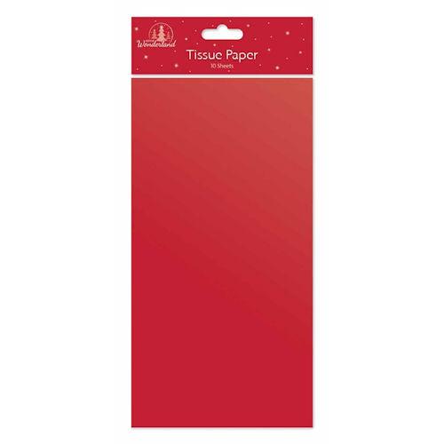 Red Tissue Paper - 10 Sheets