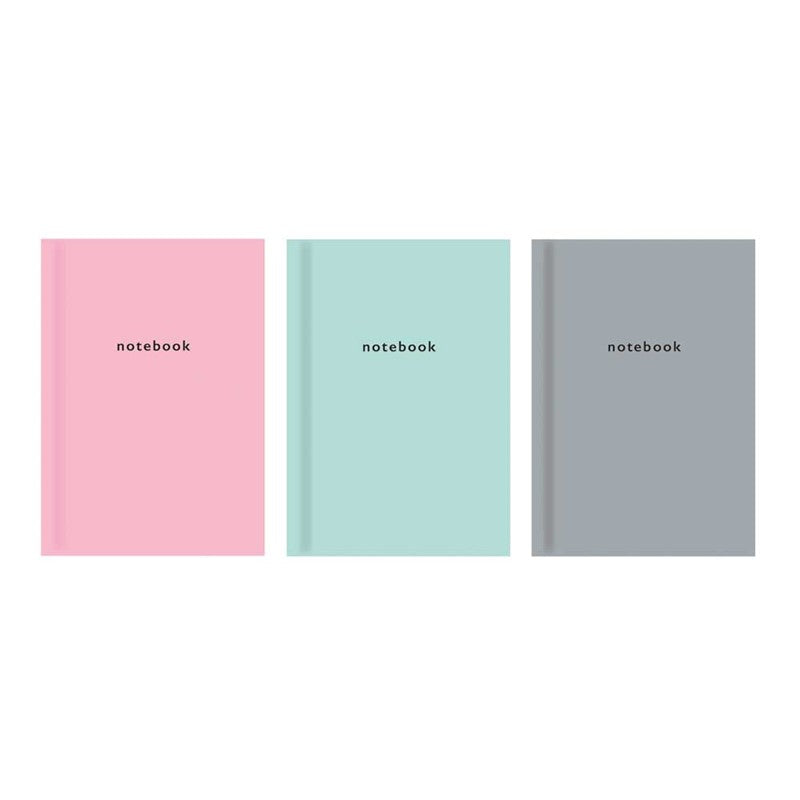 A5 Pastel Ruled Hardback Book - Assorted Notebook Journal Diary Writing Office