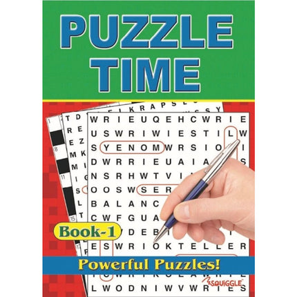 A4 Puzzle Time Book - Assorted