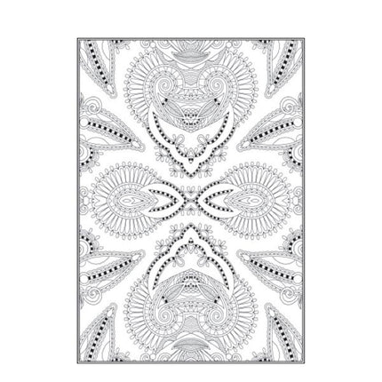 A4 Patterns Floral Designs Colouring Book - Assorted