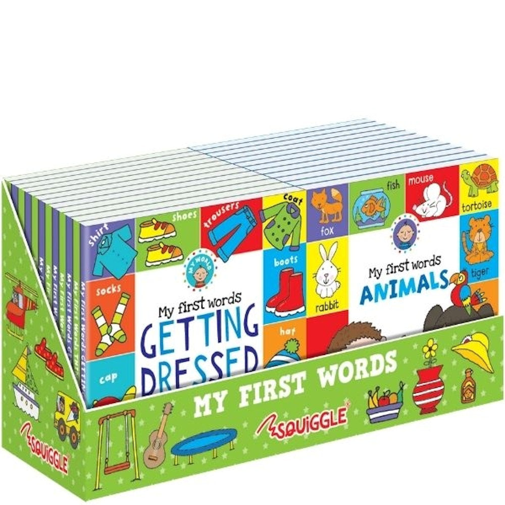 Square My First Board Book - Assorted Sturdy Design Engaging Illustrations Educational Content Early Learning Essentials