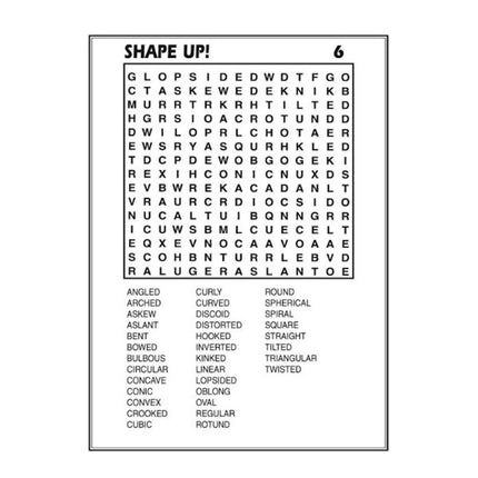 A4 Mega Large Print Word Search Book - Assorted