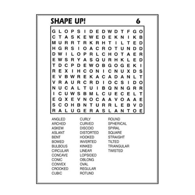 A4 Mega Large Print Word Search Book - Assorted