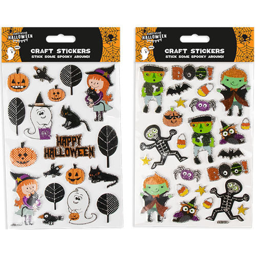 Halloween Craft Stickers - Assorted