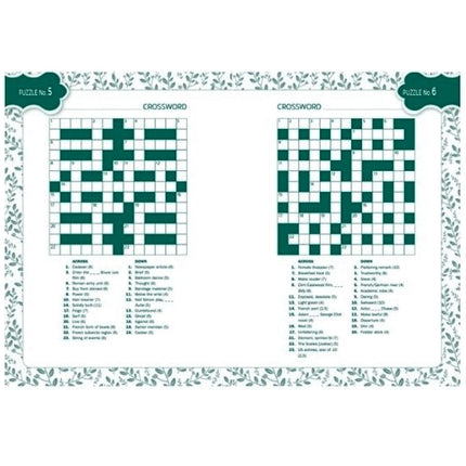 Pocket-Sized Floral Crossword - Assorted