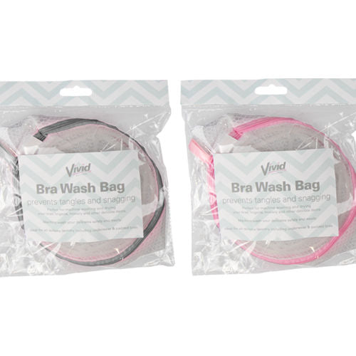 Bra Wash Bag - Assorted Colours Mesh Laundry Bag for Delicates and Lingerie