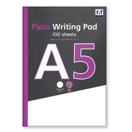 A5 Plain Writing Pad - 100 Sheets