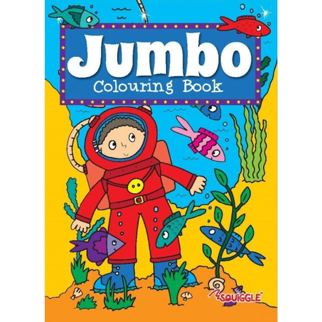 A4 Jumbo Colouring Book - Assorted