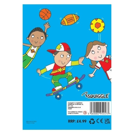 A4 Super Cool Sports Colouring Book