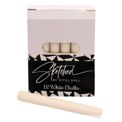 White Chalks - 12 Pack