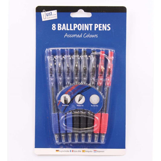 Retractable Pens - 8 Pack