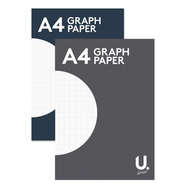A4 Graph Paper - 80 Pages