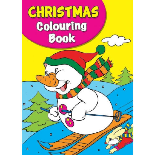 A4 My Christmas Colouring Book - Assorted Festive Designs Holiday Scenes Characters High Quality