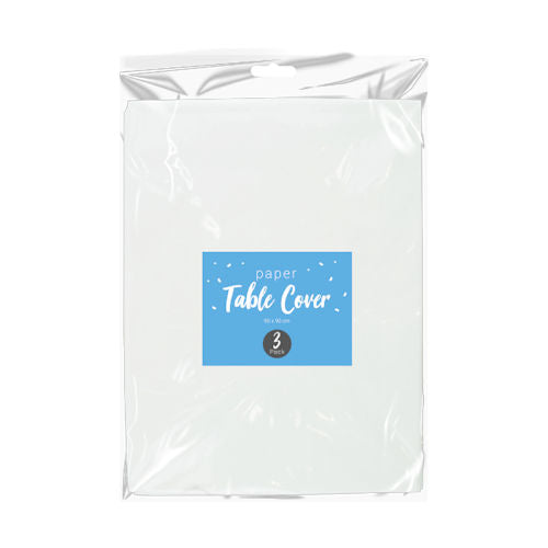 Disposable Paper Tablecloths - 3 Pack