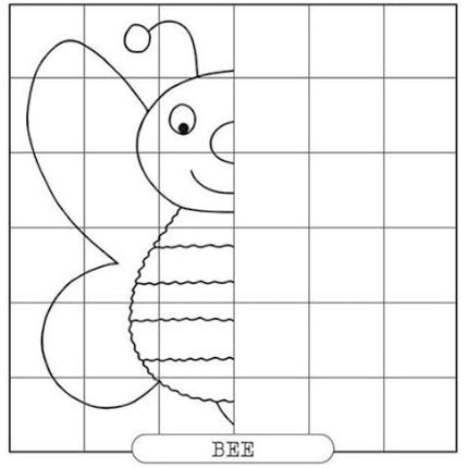 Square Mirror Drawing Activity Book - 24 Pages