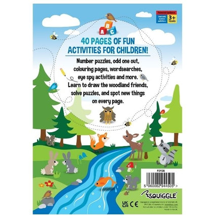 A4 My Woodland Friends Advanced Colouring Book