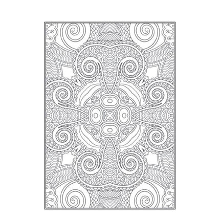 A4 Patterns Floral Designs Colouring Book - Assorted