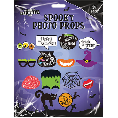 Halloween Photo Props - 14 Piece