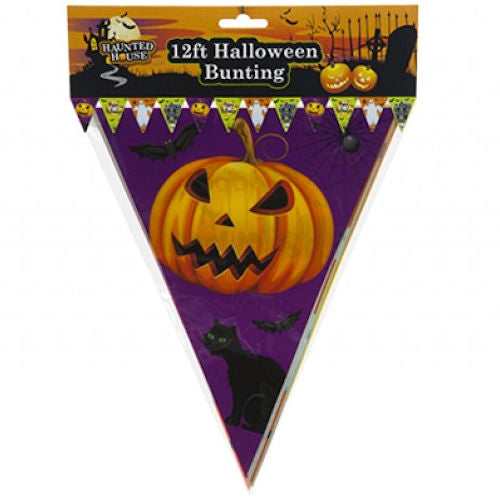 Halloween Bunting 12ft - 11 Flags
