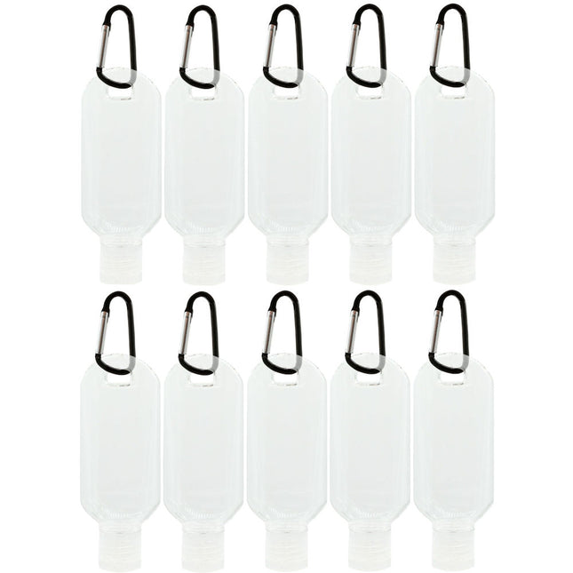 Travel Containers Black Hooks - 10 Pack